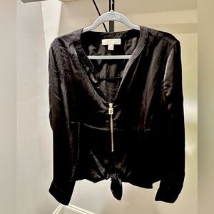 Michael Kors Silky Black Top